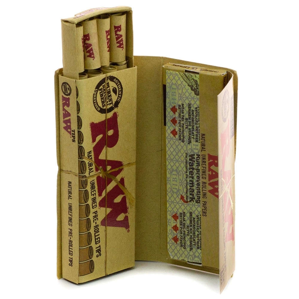 Бумажки с Pre-Rolled Tips RAW "Classic" Conno1¼
