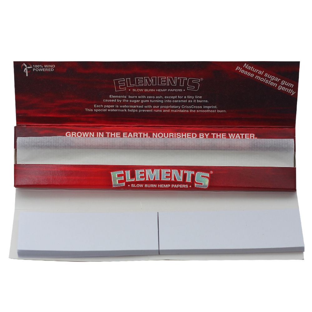 Бумажки с типсами Elements Red Connoisseur KS