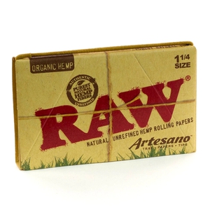 Бумажки с фильтрами и полянкой RAW "Artesano" Organic 1¼