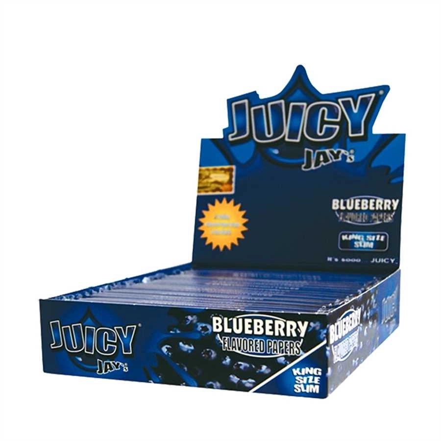 Бумажки Juicy "Blueberry" King Size