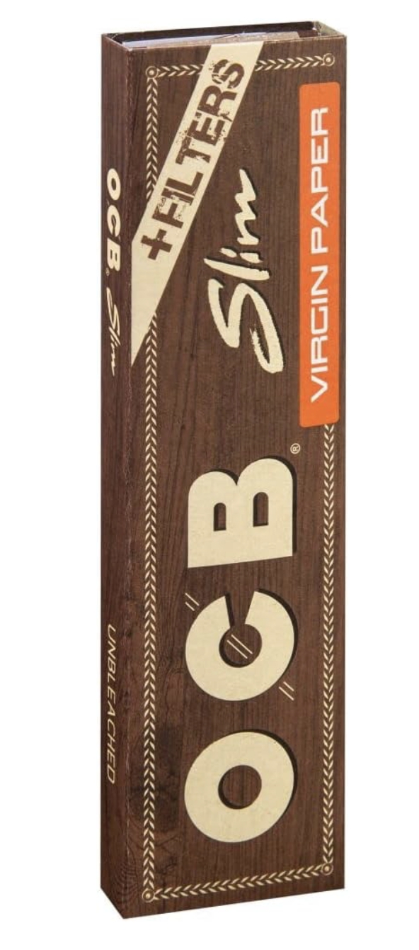 Бумажки OCB SLIM+FILTER TIPS VIRGIN