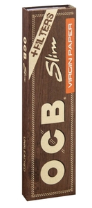 Бумажки OCB SLIM+FILTER TIPS VIRGIN