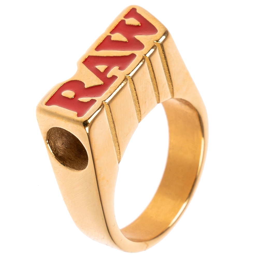 Золотое кольцо RAW, размер 10, 21мм