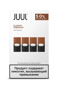 Картридж для JUUL Tobacco x4