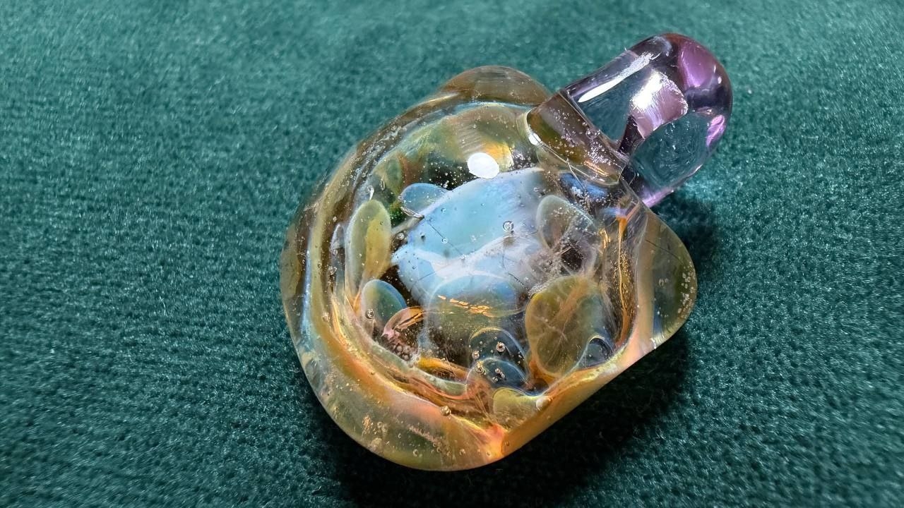 Кулон стекло ручной работы fløra_1.0