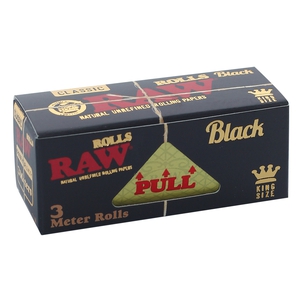 Рулон бумаги RAW ROLLS KS SLIM BLACK (3m)
