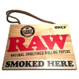 Табличка на стену RAW "Smoked Here", 23x30 см