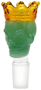 Ведро Grace Glass "Skull King" зеленое