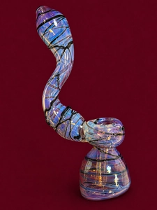 Баблер "Silver,gold fume pattern bubbler"