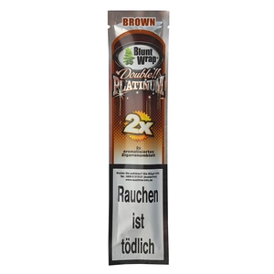 Бланты "Blunt Wrap" Platinum double BROWN