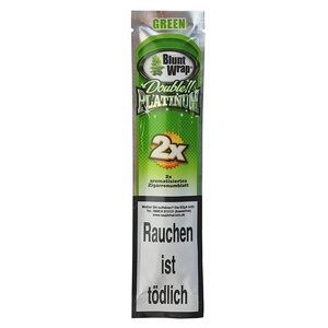 Бланты "Blunt Wrap" Platinum double GREEN