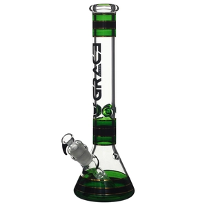 Бонг Grace Glass "Striped Series Green"