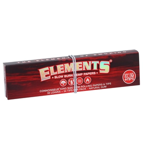 Бумажки с типсами Elements Red Connoisseur KS