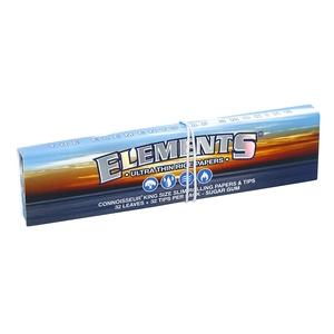 Бумажки c типсами Elements Connoisseur KS Blue