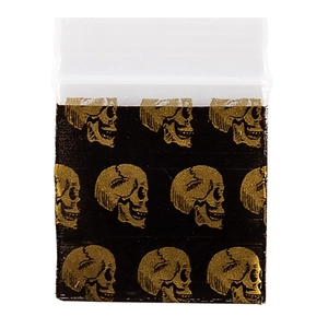 Зип-локи "Skulls" 25х25мм, 100 шт.