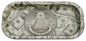 Поднос Black Leaf "In Weed We Trust"