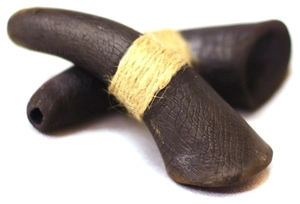 Рожок Козья Ножка (трубка из глины ручной работы).