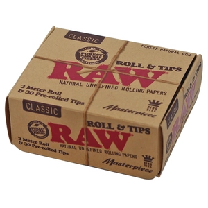 Рулон с Pre-Rolled фильтрами RAW "Masterpiece"