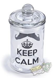 Стеклянная баночка Keep Calm
