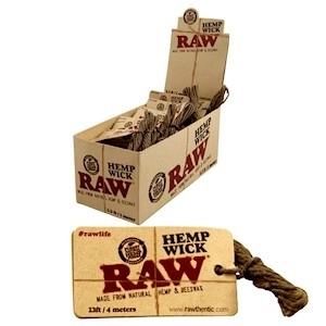Фитиль RAW hemp wick 4m
