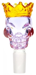Skull King Bowl- Purple- SG:18.8mm Grace Glass