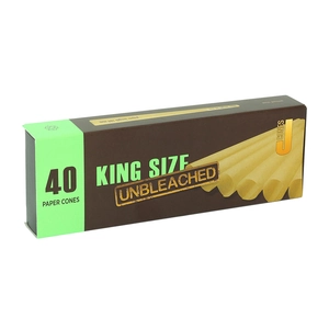 Конусы Jware King Size unbleached 40шт