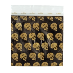 Zipper Skulls 50х50 мм